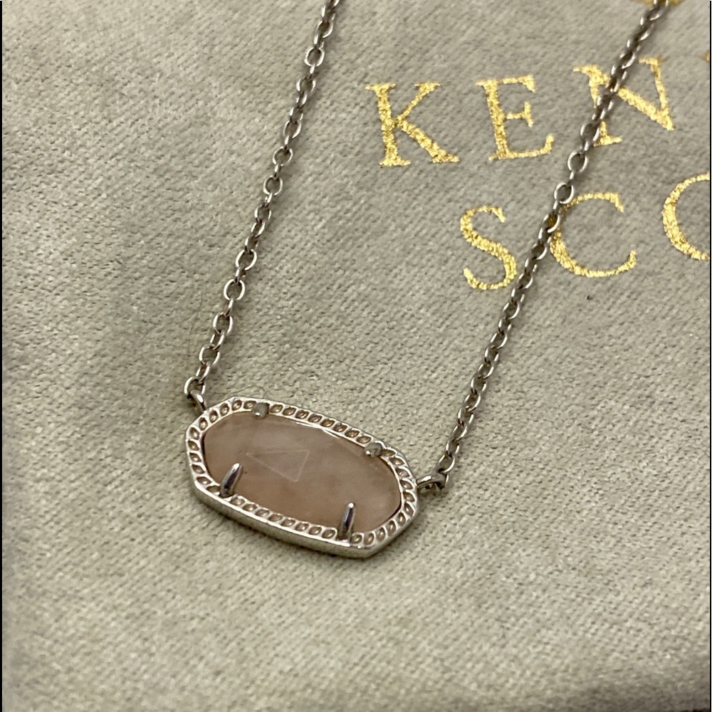 Kendra Scott Elisa Pale Pink 14k white gold